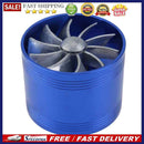 Car Refitting Turbine Turbo Charger Air Intake Gas Fuel Saver Fan Vent