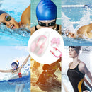 Anti-noise Waterproof Swimming Protective Earplugs + Nose Clip Kits (Pink) Newly