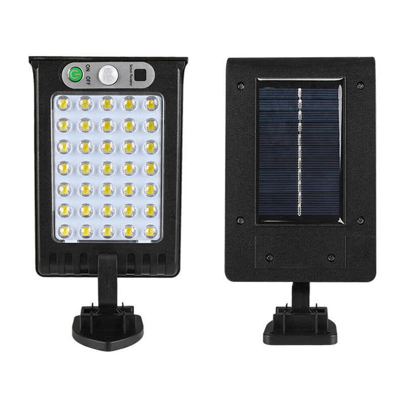 Outdoor Solar Wall Light Waterproof Motion Sensor COB Lamp Street Light (A)