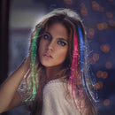 Luminous Hair Wig Party Decor Glowing Hair Braid Light-Emitting Optic Wire Hair`