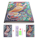 DIY Leopard Special Shaped Diamond Painting 50 Pages Sketchbook A5 Notebook Gift