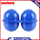 2 Grids Egg Storage Box Camping Picnic Hiking Carrier Egg Holder (Blue)