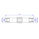 10Pcs Sheath Transition Post Inserted Into 4mm Banana Female To Female Connector