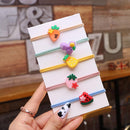 Flower Hair Rope Elastic Rubber Bands Dinosaur Hair Ties Hair Ponytail Holders