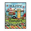 11CT Printed Full Embroidery Dining Car Needlework DIY Cotton Craft Home Decor