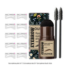 Waterproof EyeBrow Powder Stamp Brow Stencils Shaping Kit (Medium Brown) Newly