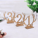 20pcs 1 to 20 Wooden Table Numbers Holder for Wedding Party Seat Decor Newly