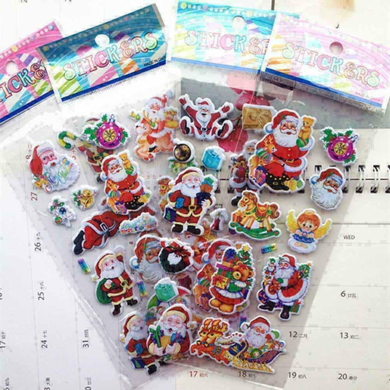 Cartoon Stationery Label Snowman Santa Claus Christmas T0T7 L0Z0 N8K2 K4E3 B7U7