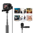 For OSMO ACTION Camera Vlog Video Recording 3.5mm Mini Clip-On Microphone Newly