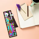 5D DIY Special Shape Drill Witch Cat Bookmark Tassels Rhinestone Mark Handcraft