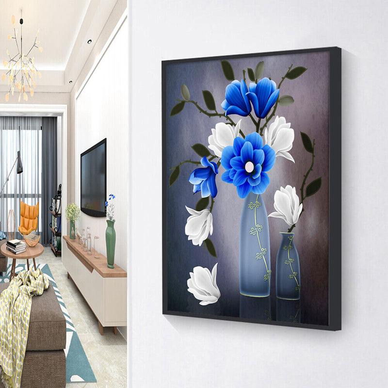 Vase Part Drill Special Shaped Diamond Painting Cross Stitch Crafts 30x40cm