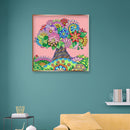 Special Shaped Tree Flowers 5D DIY Diamond Painting Part Drill Home Decor Newly