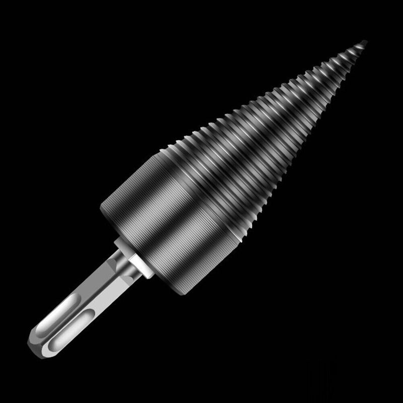 32mm Firewood Splitter Drill Bits Cutting Wood Cone Twist Auger (Square) Newly