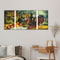 3 Panels Table Fruits Wine Oil Paint By Numbers Kits DIY Handpainted on Canvas