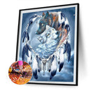 Wolf Full Round Diamond Painting Kit DIY Mosaic Rhinestone Picture Home Decor