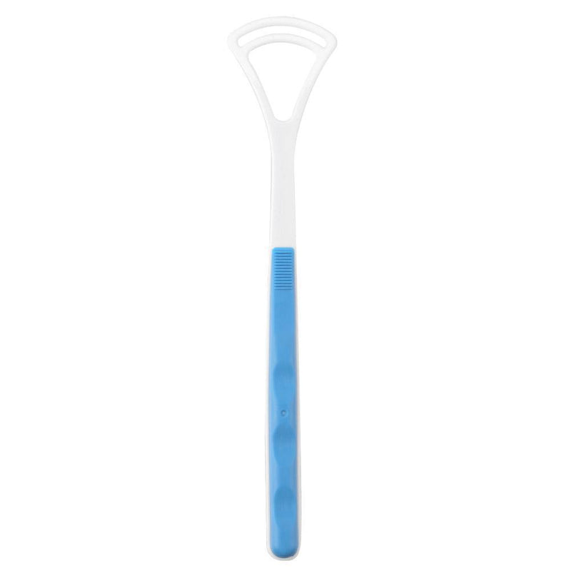 Tongue Brush Tongue Scraper Cleaner Oral Care Tongue Cleaning Tool (Blue)