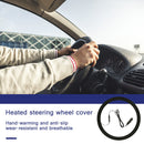 Car Heated Steer Wheel Cover Electric Heating 10W Hand Warmer Cover (Black)