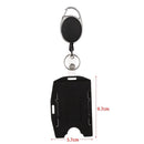 Sided Retractable Badge Holder Name Card ID Card Badge Holder Card Sleeve