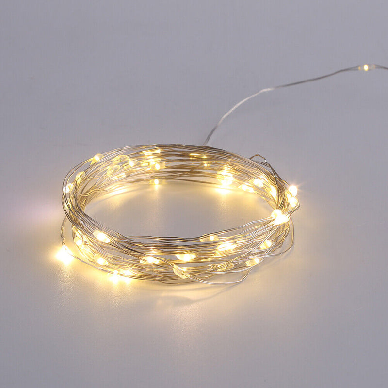 Christmas Tree Topper Star Ornaments with LED Fairy String Lights Xmas Decor