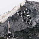 Steel 2.5#-10# Single Leg Eye Ceramic Ring Tip Repair Kit Fishing Rod Guide