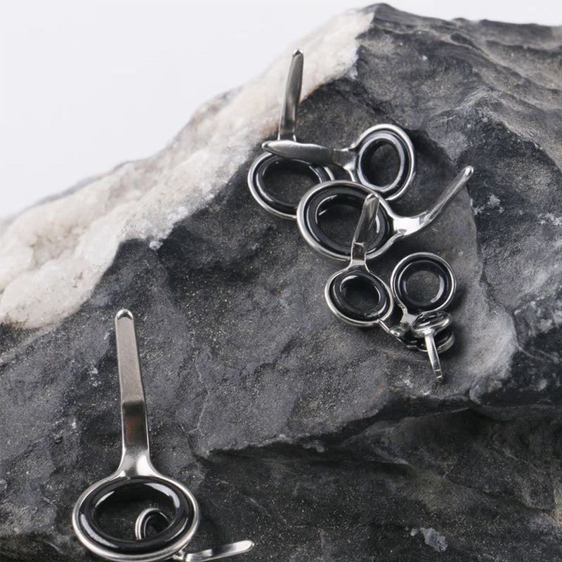 Steel 2.5#-10# Single Leg Eye Ceramic Ring Tip Repair Kit Fishing Rod Guide