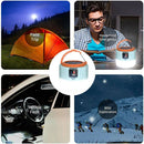 Market Searchlight USB Rechargeable Lamp Emergency Light Solar LED Lantern