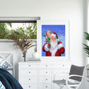 DIY Paint By Numbers Set Oil Hand Painted Santa Claus Kids Drawing Home Craft