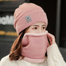 Winter Warm Outdoor Cycling Fleece Scarf Neck Cover Hat Outdoor Thickened Mas
