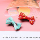 knot Nylon Printed Flowers Head Wraps Alligator Clips Baby Headband Hair Clip