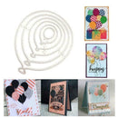 6PCS/lot Balloons Metal Cutting Dies Stencil Scrapbooking E6U4 Craft W4A6