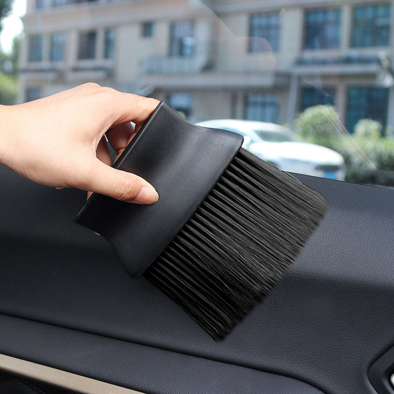 Car Cleaning Brushes - Car Air Conditioner Vents Detailing Brushes (Black)