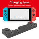 4 Ports Stand for Switch Controller Charger Dock with 8 Game Slots (Black) Newly
