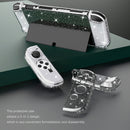 For NS OLED Transparent Glitter Protector Game Console Anti-Scratch Crystal