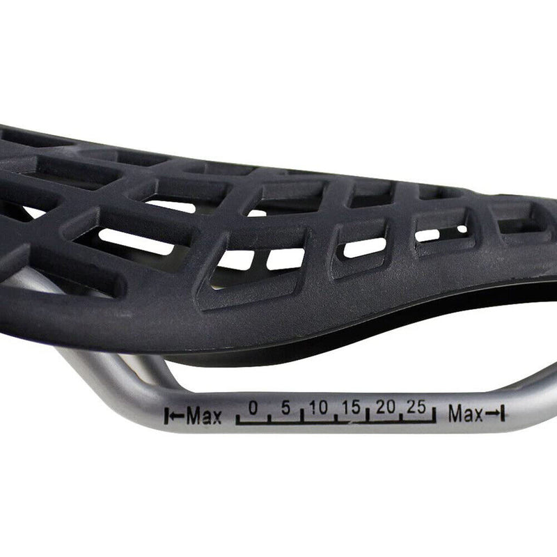 ABS Plastic Bike Cushion Lightweight Cycling Seat Bicycle Saddle (Black)