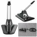 Laptop Mouse Wire Holder Clip Desktop Cord Cable Gaming Organizer (Black)