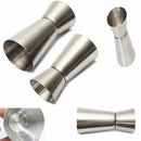 Steel Double Single Shot Measure Jigger Spirit Bar Cup CL D Cocktail X6W5