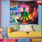 Multifunction Meditation Man Wall Tapestry Hanging Blanket Beach Camp Rug