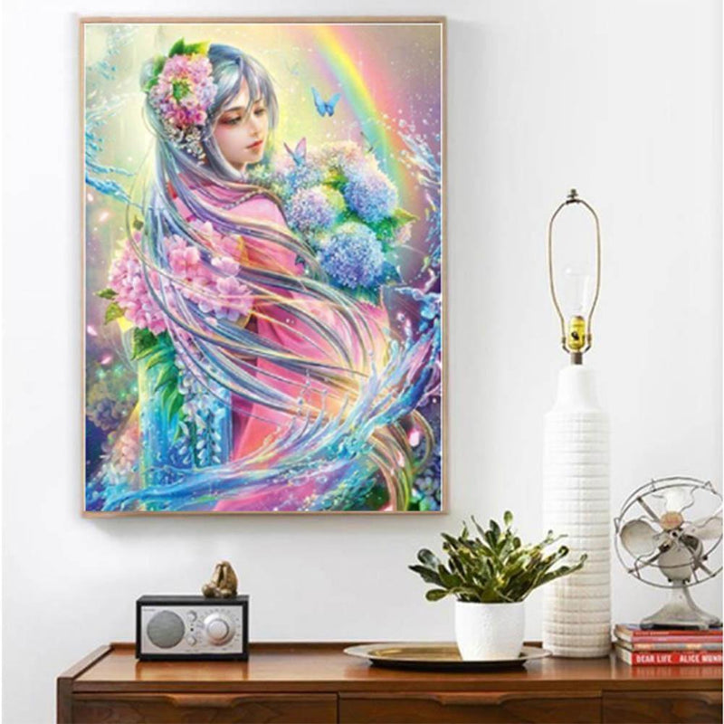 5D Diamond Painting Embroidery DIY Cartoon Girls Cross Stitch Home Decor Newly
