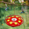 Plastic Portable Bird Hummingbird Flower Feeder Bottle with Hook Hanging Dr
