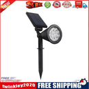 12LED Solar Lamp Outdoor Garden Spotlight Colorful Ground Plug Light (RGB)