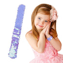 Occitop Glitter Bracelet for Kids, Sequins, Purple