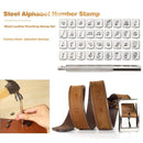 36pcs Steel Alphabet Number Stamp Punch Set for Leather Craft Tools Kit  Newly