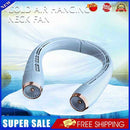 #A Portable Cooler Mute Cooling Fan Bladeless USB Hanging Neck Fans for Outdoor