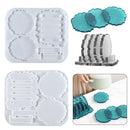 Coaster Storage Rack Silicone Mold DIY Tabletop Placemat Pads Trays Mould Newly