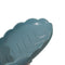 Leaf Shape Soap Drain Holder Punch-Free Toilet Bathroom Tray (Light Blue)