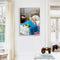 Granny and Cats Oil Paint By Numbers DIY Canvas Wall Picture Craft Home Decor