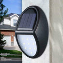 Solar Wall Light 6 LED Super RGB Bright ABS Plastic IP65 Power W7P2 R3L0