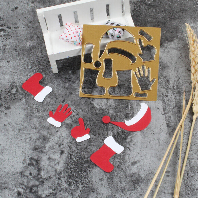 Christmas Clothes Set Metal Cutting Dies Stencils DIY Embossing Card Decor-19298