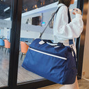 Fashion Women Yoga Fitness Waterproof Messenger Bag Luggage Handbag (Blue)l