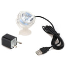 1W Mini Waterproof Aquarium LED Spotlight Fish Tank Submersible Lamp (White